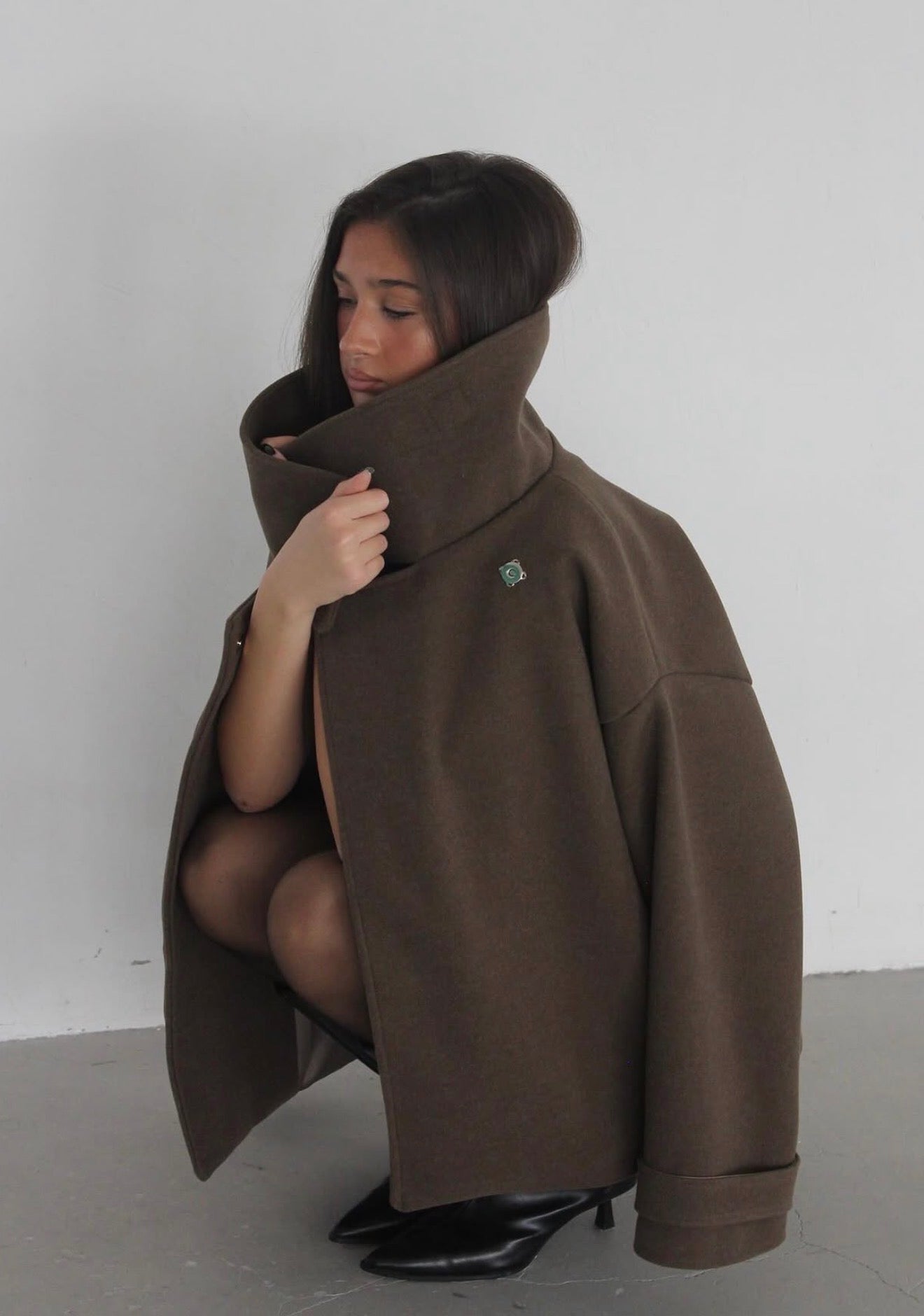 transformer wool coat