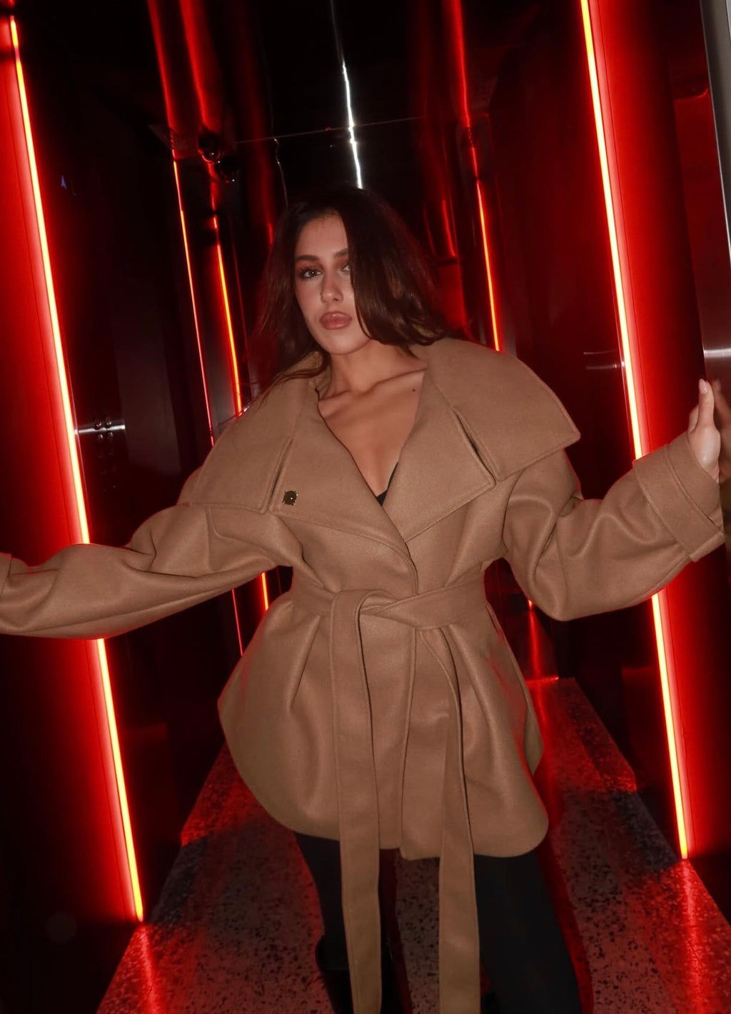 Caramel Transformer coat