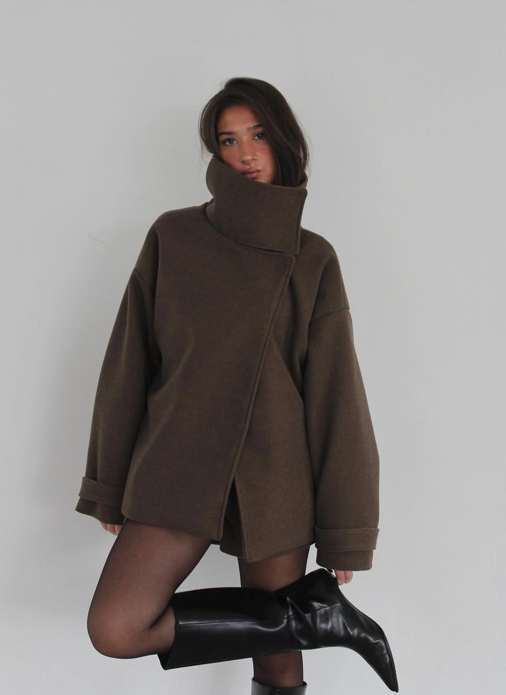 transformer wool coat