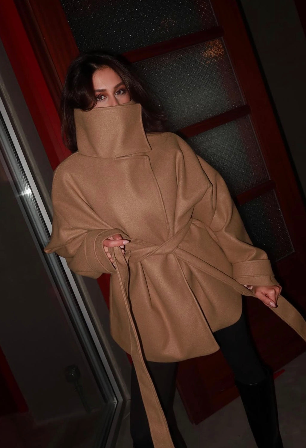 Caramel Transformer coat