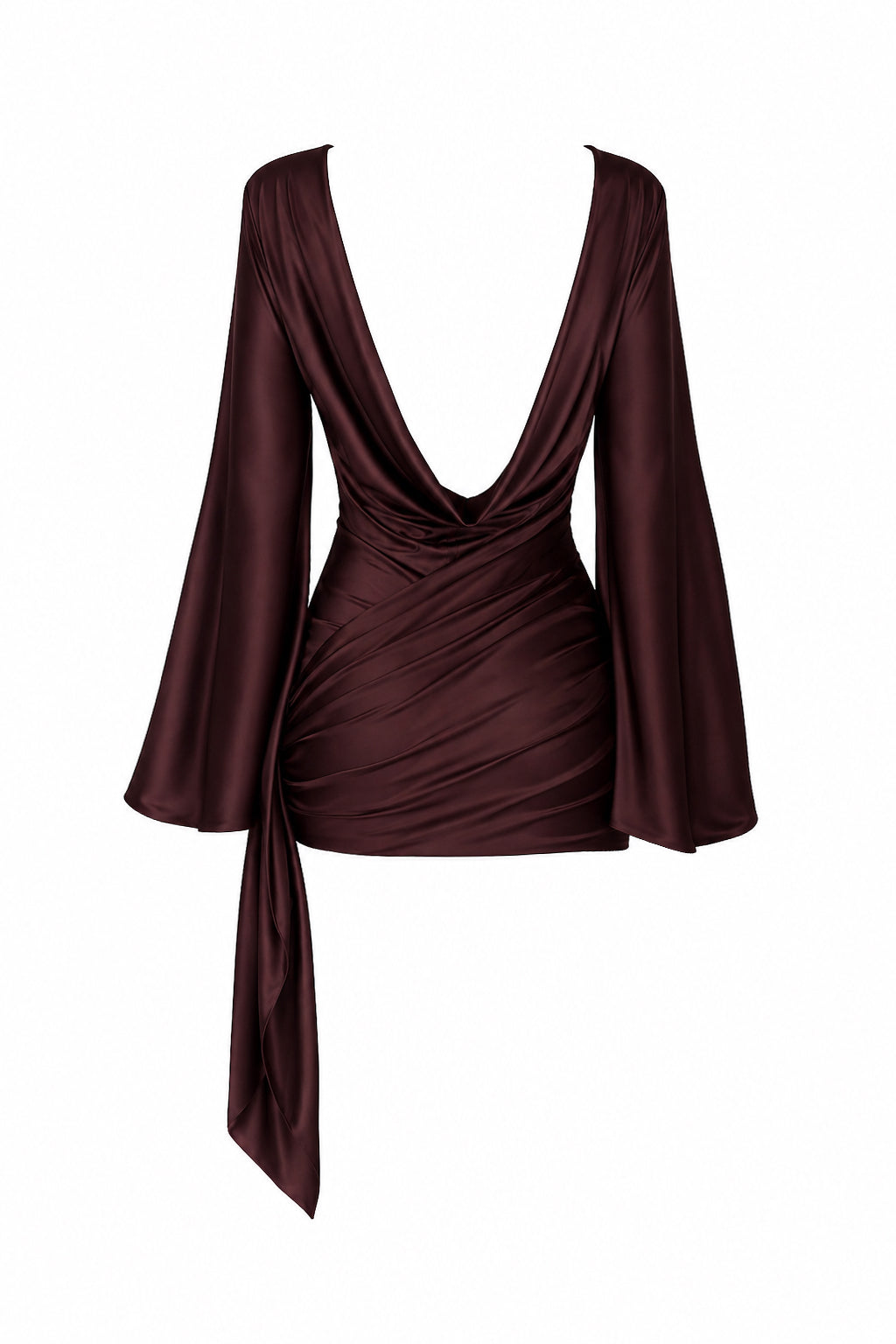 Luna brown dress