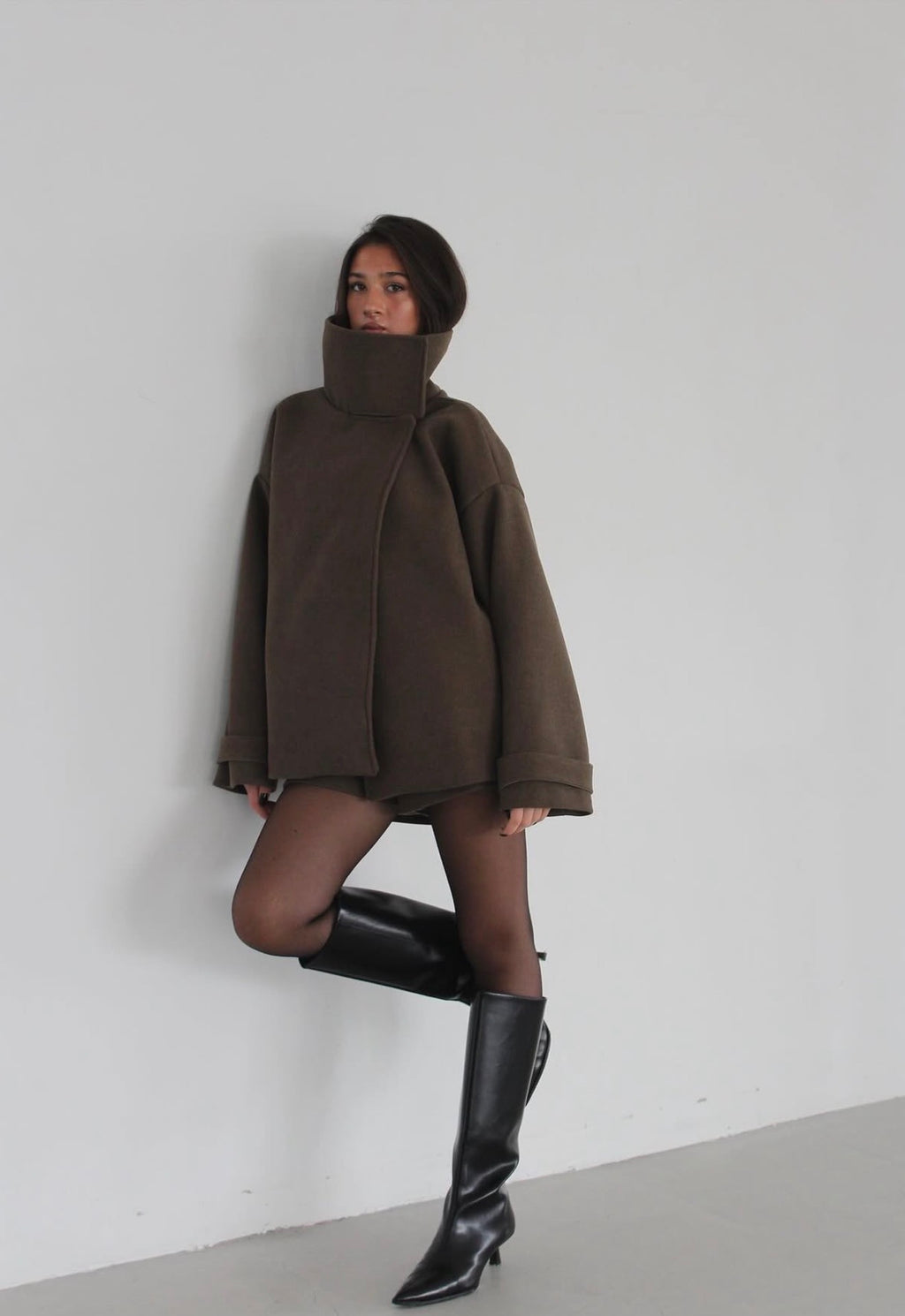 transformer wool coat