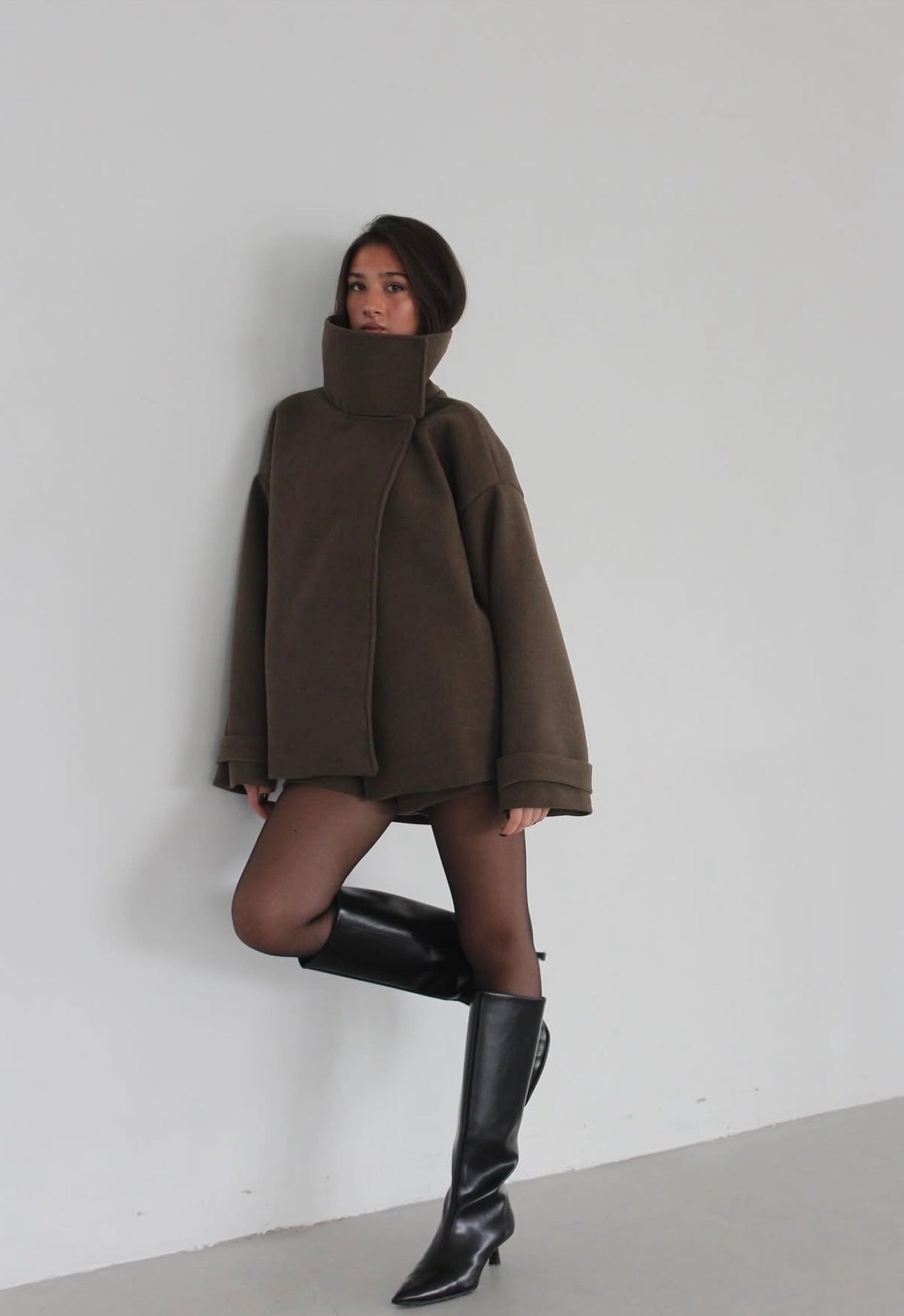 transformer wool coat